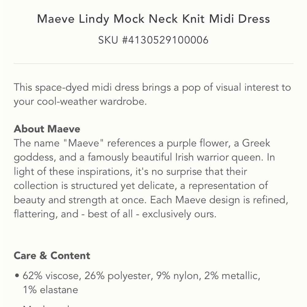 Measurements posted ! Space dye Maeve anthro midi dress - Picture 4 of 11